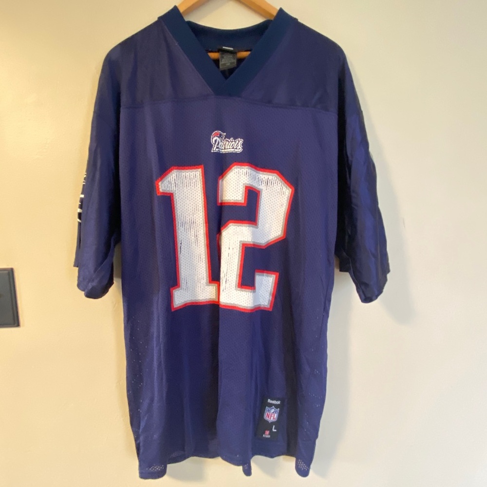 NFL Reebok Tom Brady NE Patriots jersey. Number 12. Size Xl